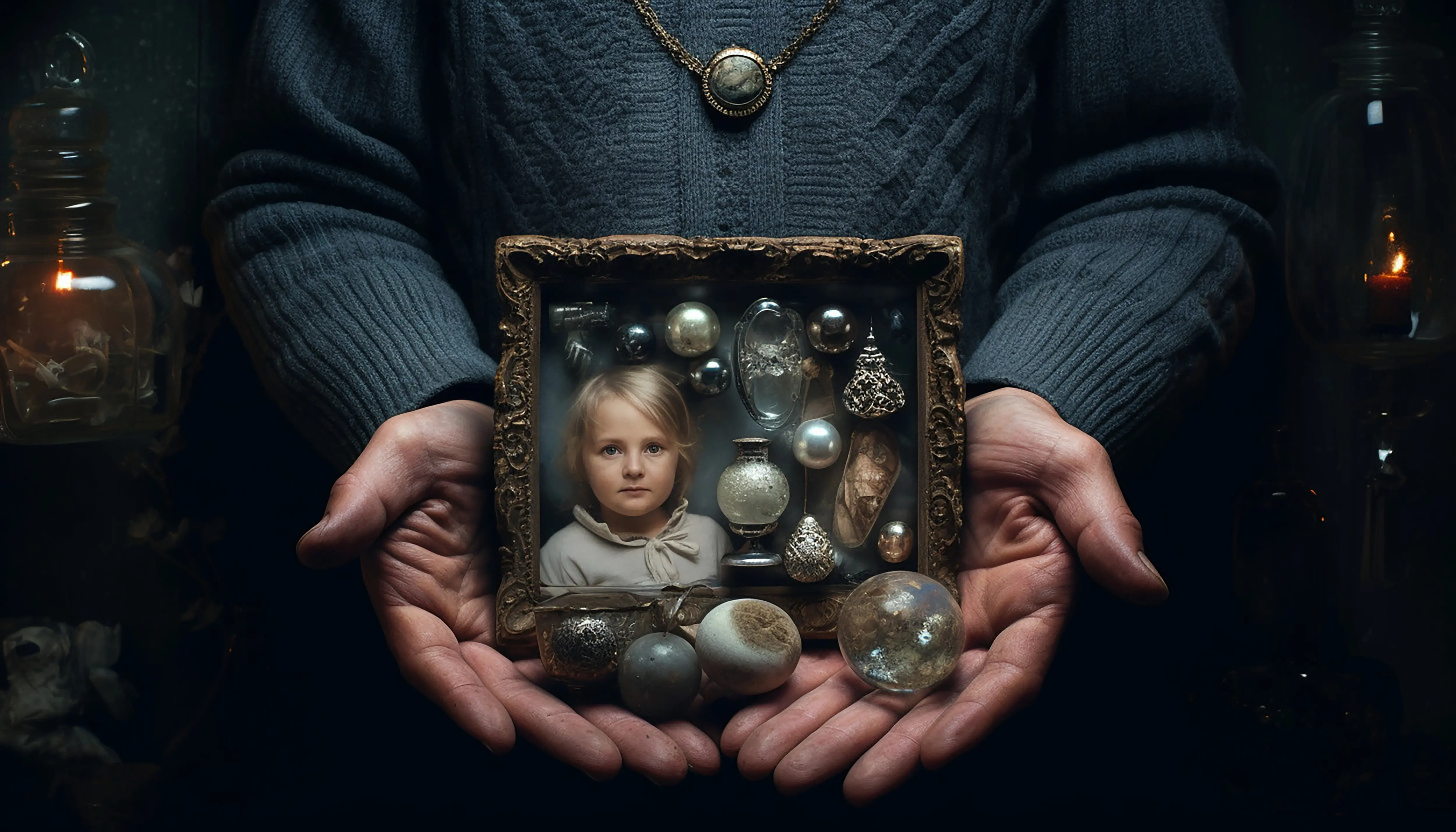 Hände verschiedener Generationen, die eine geliebte Familie halten, erzählen eine Geschichte von Resilienz und Erbe.